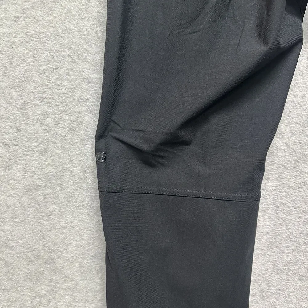 Lululemon Athletic Athleisure Men's Size 37x34 Pants Black Comfort Pockets Casua